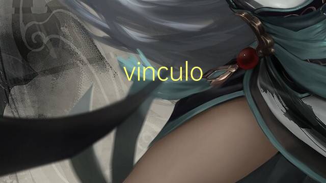 vinculo duplicado是什么意思 vinculo duplicado的读音、翻译、用法