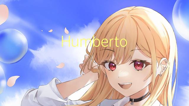 Humberto ii是什么意思 Humberto ii的读音、翻译、用法