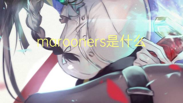 marooners是什么意思 marooners的中文翻译、读音、例句